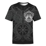 Viking Raven of Odin Tattoo 3D All Over Printed Shirt