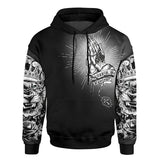 Jesus lion Tattoo Faith Over Fear 3D All Over Printed Unisex Hoodie
