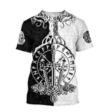 Love Viking Warriors Tattoos 3D All Over Printed Shirt