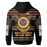 Eagle Symbol Native American Patterns Native American Heritage Month Customized 3D All Over Printed Hoodie