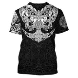 Odin Tatoo Style Viking All Over Printed Unisex Shirt