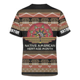 Eagle Flying Native American Heritage Month 3D All Over Printed Shirt