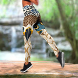 Summer  Arabian Falcon  Printed  Tank Tops Outfits Casual Yoga Pants Tank Top Yoga Set