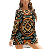 Summer T-shirt Aztec Mexican Printed  Loose Classic Y2k Streetwear
