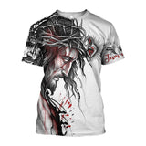 Premium Christian Jesus 3D All Over Printed Unisex Shirt