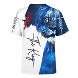 The King Jesus Lion Galaxy 3D All Over Printed Shirt