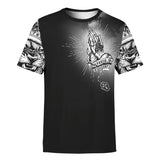 Jesus lion Tattoo Faith Over Fear 3D All Over Printed Unisex Shirt